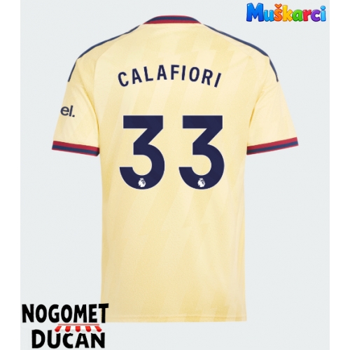 Arsenal Riccardo Calafiori #33 Rezervni Dres 2026-27 Kratak Rukav Arsenal Riccardo Calafiori #33 Rezervni Dres 2026-27 Kratak Rukav