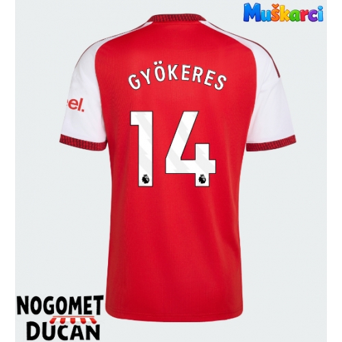 Arsenal Viktor Gyokeres #14 Domaci Dres 2026-27 Kratak Rukav Arsenal Viktor Gyokeres #14 Domaci Dres 2026-27 Kratak Rukav