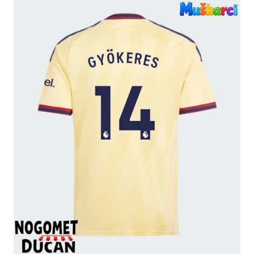 Arsenal Viktor Gyokeres #14 Rezervni Dres 2026-27 Kratak Rukav Arsenal Viktor Gyokeres #14 Rezervni Dres 2026-27 Kratak Rukav
