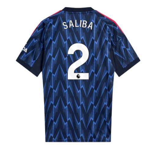 Arsenal William Saliba #2 Gostujuci Dres 2025-26 Kratak Rukav Arsenal William Saliba #2 Gostujuci Dres 2025-26 Kratak Rukav