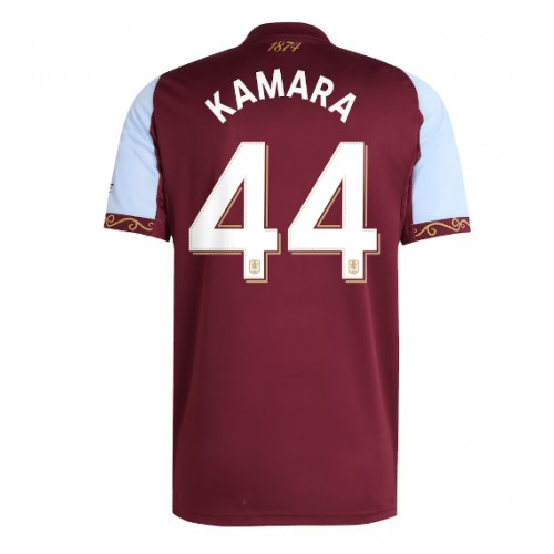 Aston Villa Boubacar Kamara #44 Domaci Dres 2025-26 Kratak Rukav Aston Villa Boubacar Kamara #44 Domaci Dres 2025-26 Kratak Rukav