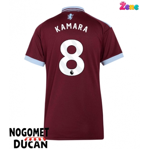 Aston Villa Boubacar Kamara #8 Domaci Dres Ženska 2026-27 Kratak Rukav Aston Villa Boubacar Kamara #8 Domaci Dres Ženska 2026-27 Kratak Rukav