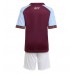 Aston Villa Domaci Dres za djecu 2025-26 Kratak Rukav (+ Kratke hlače)