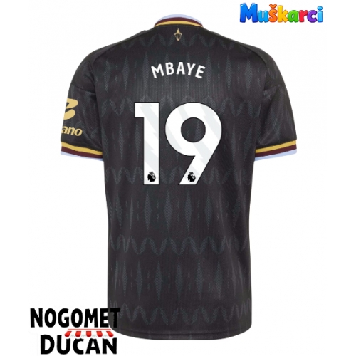 Aston Villa Ibrahim Mbaye #19 Gostujuci Dres 2026-27 Kratak Rukav Aston Villa Ibrahim Mbaye #19 Gostujuci Dres 2026-27 Kratak Rukav