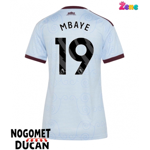 Aston Villa Ibrahim Mbaye #19 Rezervni Dres Ženska 2026-27 Kratak Rukav Aston Villa Ibrahim Mbaye #19 Rezervni Dres Ženska 2026-27 Kratak Rukav