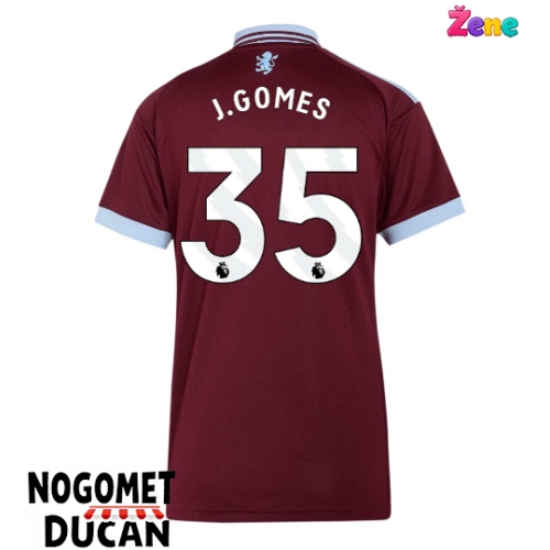 Aston Villa Joao Gomes #35 Domaci Dres Ženska 2026-27 Kratak Rukav Aston Villa Joao Gomes #35 Domaci Dres Ženska 2026-27 Kratak Rukav