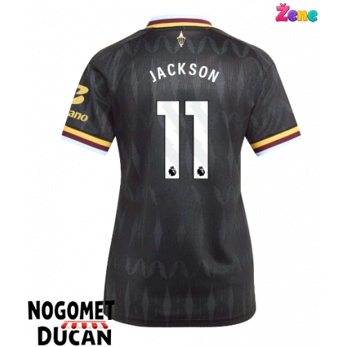 Aston Villa Nicolas Jackson #11 Gostujuci Dres Ženska 2026-27 Kratak Rukav Aston Villa Nicolas Jackson #11 Gostujuci Dres Ženska 2026-27 Kratak Rukav