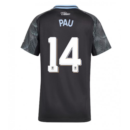 Aston Villa Pau Torres #14 Gostujuci Dres Ženska 2025-26 Kratak Rukav Aston Villa Pau Torres #14 Gostujuci Dres Ženska 2025-26 Kratak Rukav