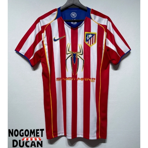 Atletico Madrid 2004-2005 Retro Domaci Dres Kratak Rukav Atletico Madrid 2004-2005 Retro Domaci Dres Kratak Rukav