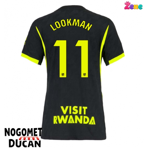 Atletico Madrid Ademola Lookman #11 Gostujuci Dres Ženska 2026-27 Kratak Rukav Atletico Madrid Ademola Lookman #11 Gostujuci Dres Ženska 2026-27 Kratak Rukav