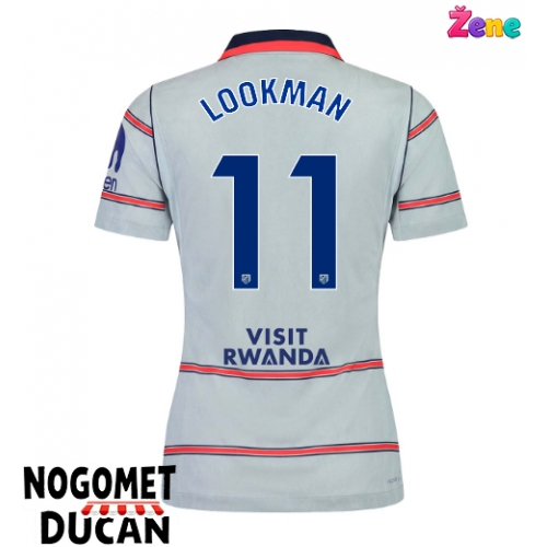 Atletico Madrid Ademola Lookman #11 Rezervni Dres Ženska 2026-27 Kratak Rukav Atletico Madrid Ademola Lookman #11 Rezervni Dres Ženska 2026-27 Kratak Rukav