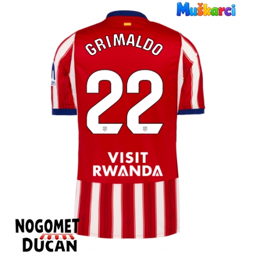 Atletico Madrid Alejandro Grimaldo #22 Domaci Dres 2026-27 Kratak Rukav Atletico Madrid Alejandro Grimaldo #22 Domaci Dres 2026-27 Kratak Rukav