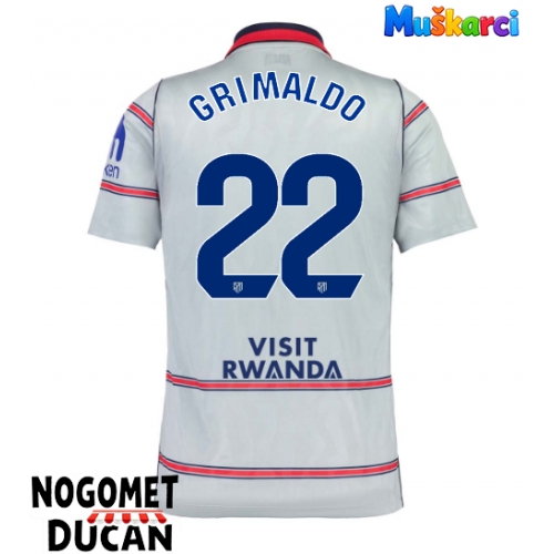 Atletico Madrid Alejandro Grimaldo #22 Rezervni Dres 2026-27 Kratak Rukav Atletico Madrid Alejandro Grimaldo #22 Rezervni Dres 2026-27 Kratak Rukav
