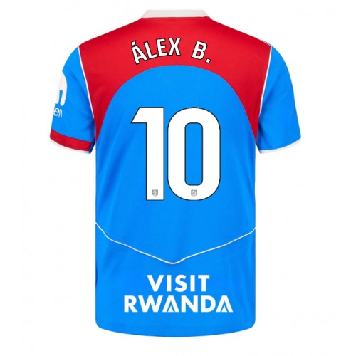 Atletico Madrid Alex Baena #10 Rezervni Dres 2025-26 Kratak Rukav Atletico Madrid Alex Baena #10 Rezervni Dres 2025-26 Kratak Rukav