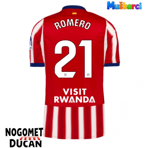 Atletico Madrid Cristian Romero #21 Domaci Dres 2026-27 Kratak Rukav Atletico Madrid Cristian Romero #21 Domaci Dres 2026-27 Kratak Rukav