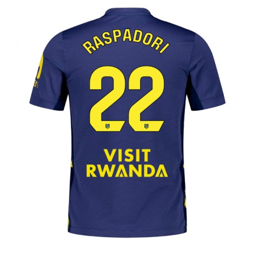 Atletico Madrid Giacomo Raspadori #22 Gostujuci Dres 2025-26 Kratak Rukav Atletico Madrid Giacomo Raspadori #22 Gostujuci Dres 2025-26 Kratak Rukav