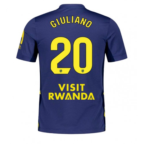 Atletico Madrid Giuliano Simeone #20 Gostujuci Dres 2025-26 Kratak Rukav Atletico Madrid Giuliano Simeone #20 Gostujuci Dres 2025-26 Kratak Rukav