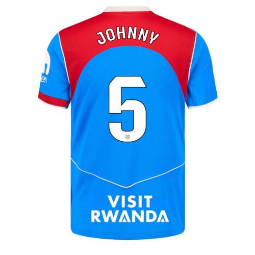 Atletico Madrid Johnny Cardoso #5 Rezervni Dres 2025-26 Kratak Rukav Atletico Madrid Johnny Cardoso #5 Rezervni Dres 2025-26 Kratak Rukav