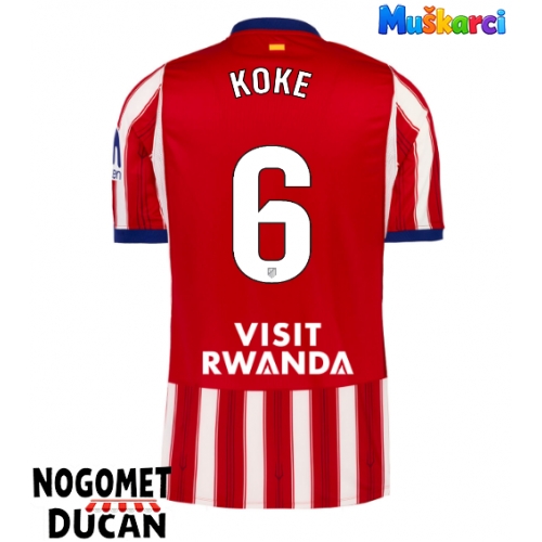 Atletico Madrid Koke #6 Domaci Dres 2026-27 Kratak Rukav Atletico Madrid Koke #6 Domaci Dres 2026-27 Kratak Rukav