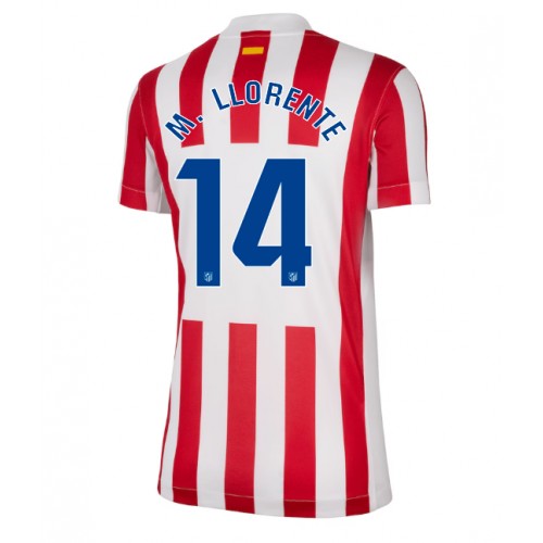 Atletico Madrid Marcos Llorente #14 Domaci Dres Ženska 2025-26 Kratak Rukav Atletico Madrid Marcos Llorente #14 Domaci Dres Ženska 2025-26 Kratak Rukav