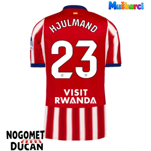 Atletico Madrid Morten Hjulmand #23 Domaci Dres 2026-27 Kratak Rukav Atletico Madrid Morten Hjulmand #23 Domaci Dres 2026-27 Kratak Rukav