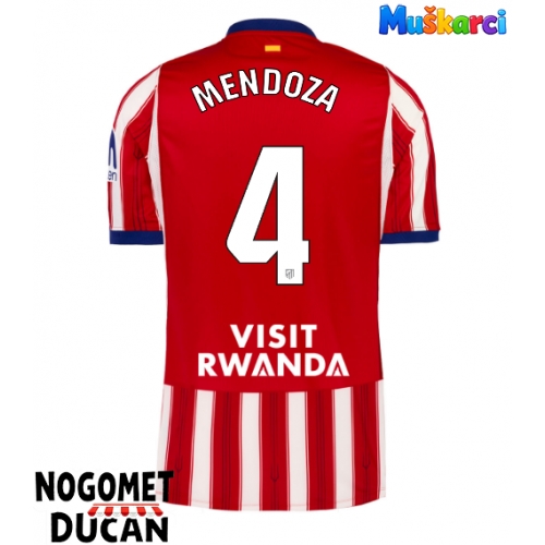 Atletico Madrid Rodrigo Mendoza #4 Domaci Dres 2026-27 Kratak Rukav Atletico Madrid Rodrigo Mendoza #4 Domaci Dres 2026-27 Kratak Rukav