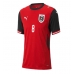 Austrija David Alaba #8 Domaci Dres Ženska SP 2026 Kratak Rukav Austrija David Alaba #8 Domaci Dres Ženska SP 2026 Kratak Rukav