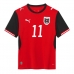 Austrija Michael Gregoritsch #11 Domaci Dres SP 2026 Kratak Rukav Austrija Michael Gregoritsch #11 Domaci Dres SP 2026 Kratak Rukav
