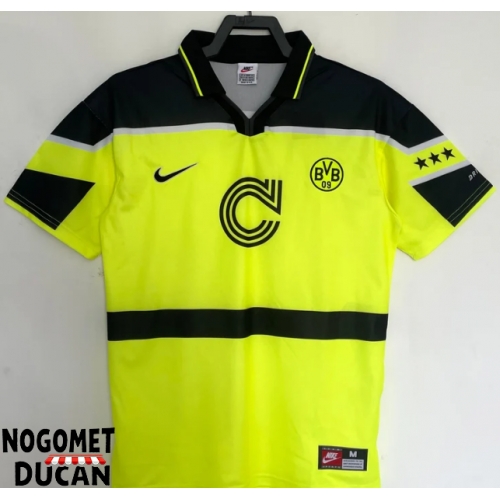 BVB Dortmund 1996-1997 Retro Domaci Dres Kratak Rukav BVB Dortmund 1996-1997 Retro Domaci Dres Kratak Rukav