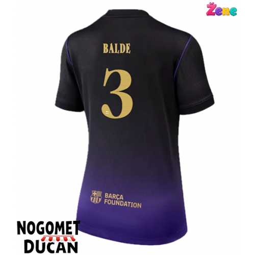 Barcelona Alejandro Balde #3 Gostujuci Dres Ženska 2026-27 Kratak Rukav Barcelona Alejandro Balde #3 Gostujuci Dres Ženska 2026-27 Kratak Rukav