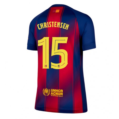 Barcelona Andreas Christensen #15 Domaci Dres Ženska 2025-26 Kratak Rukav Barcelona Andreas Christensen #15 Domaci Dres Ženska 2025-26 Kratak Rukav