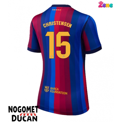 Barcelona Andreas Christensen #15 Domaci Dres Ženska 2026-27 Kratak Rukav Barcelona Andreas Christensen #15 Domaci Dres Ženska 2026-27 Kratak Rukav