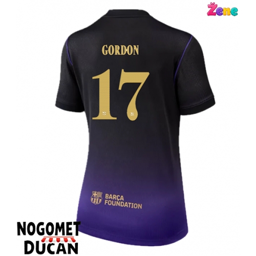 Barcelona Anthony Gordon #17 Gostujuci Dres Ženska 2026-27 Kratak Rukav Barcelona Anthony Gordon #17 Gostujuci Dres Ženska 2026-27 Kratak Rukav
