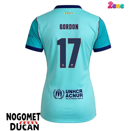 Barcelona Anthony Gordon #17 Rezervni Dres Ženska 2026-27 Kratak Rukav Barcelona Anthony Gordon #17 Rezervni Dres Ženska 2026-27 Kratak Rukav
