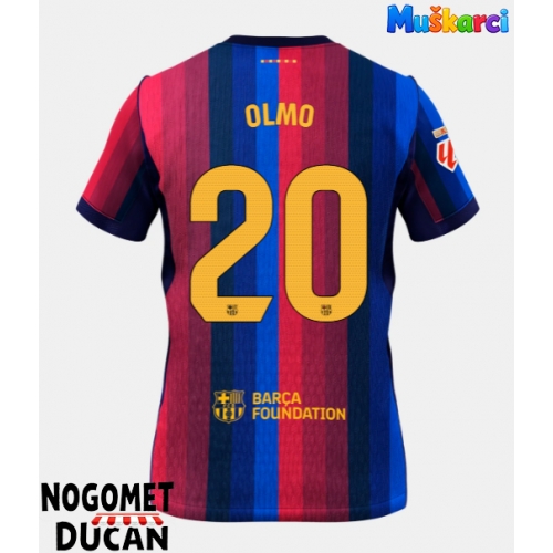 Barcelona Dani Olmo #20 Domaci Dres 2026-27 Kratak Rukav Barcelona Dani Olmo #20 Domaci Dres 2026-27 Kratak Rukav