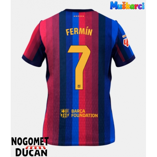 Barcelona Fermin Lopez #7 Domaci Dres 2026-27 Kratak Rukav Barcelona Fermin Lopez #7 Domaci Dres 2026-27 Kratak Rukav