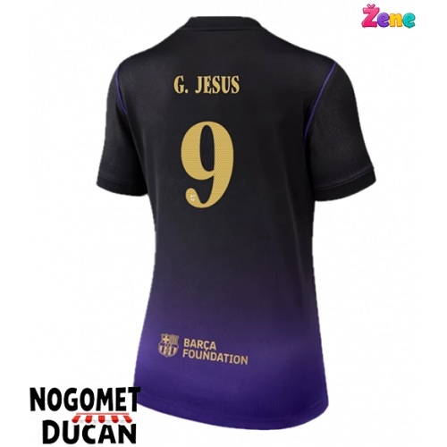 Barcelona Gabriel Jesus #9 Gostujuci Dres Ženska 2026-27 Kratak Rukav Barcelona Gabriel Jesus #9 Gostujuci Dres Ženska 2026-27 Kratak Rukav