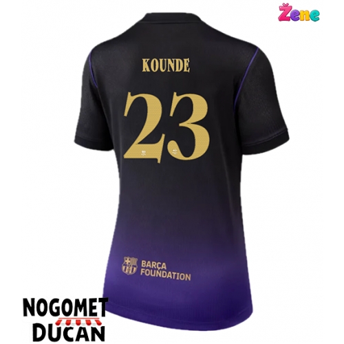 Barcelona Jules Kounde #23 Gostujuci Dres Ženska 2026-27 Kratak Rukav Barcelona Jules Kounde #23 Gostujuci Dres Ženska 2026-27 Kratak Rukav