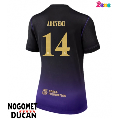 Barcelona Karim Adeyemi #14 Gostujuci Dres Ženska 2026-27 Kratak Rukav Barcelona Karim Adeyemi #14 Gostujuci Dres Ženska 2026-27 Kratak Rukav