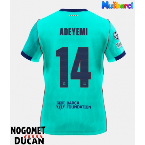 Barcelona Karim Adeyemi #14 Rezervni Dres 2026-27 Kratak Rukav Barcelona Karim Adeyemi #14 Rezervni Dres 2026-27 Kratak Rukav