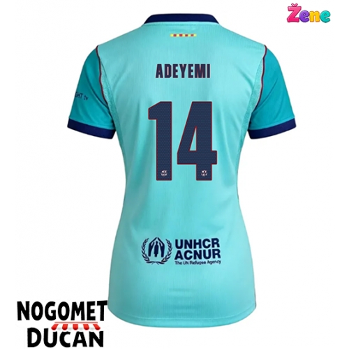 Barcelona Karim Adeyemi #14 Rezervni Dres Ženska 2026-27 Kratak Rukav Barcelona Karim Adeyemi #14 Rezervni Dres Ženska 2026-27 Kratak Rukav