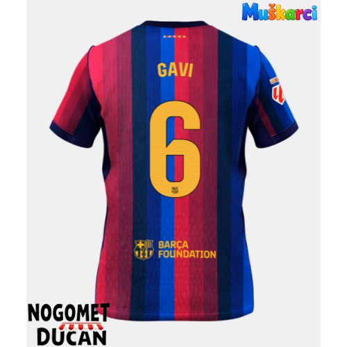 Barcelona Paez Gavi #6 Domaci Dres 2026-27 Kratak Rukav Barcelona Paez Gavi #6 Domaci Dres 2026-27 Kratak Rukav