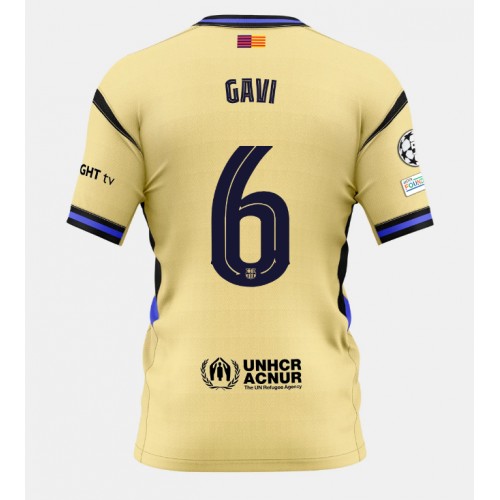 Barcelona Paez Gavi #6 Gostujuci Dres 2025-26 Kratak Rukav Barcelona Paez Gavi #6 Gostujuci Dres 2025-26 Kratak Rukav
