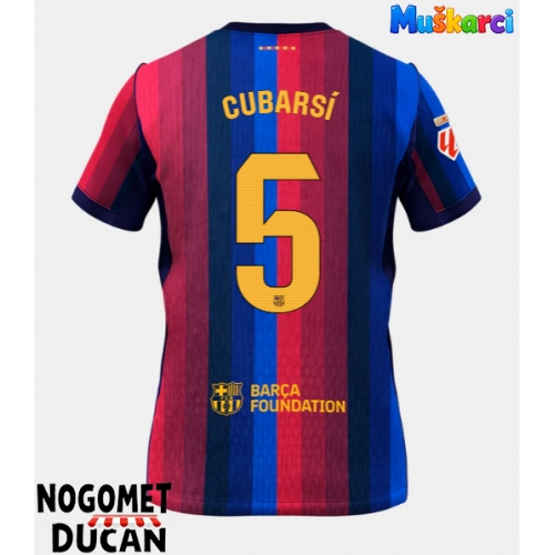 Barcelona Pau Cubarsi #5 Domaci Dres 2026-27 Kratak Rukav Barcelona Pau Cubarsi #5 Domaci Dres 2026-27 Kratak Rukav