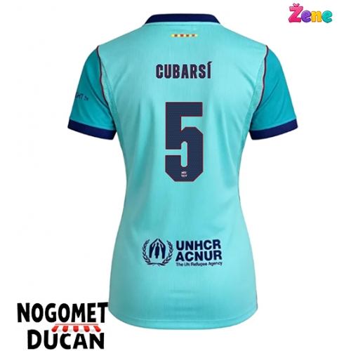 Barcelona Pau Cubarsi #5 Rezervni Dres Ženska 2026-27 Kratak Rukav Barcelona Pau Cubarsi #5 Rezervni Dres Ženska 2026-27 Kratak Rukav