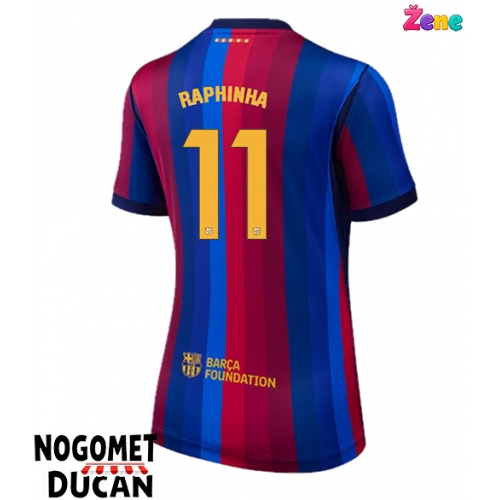 Barcelona Raphinha Belloli #11 Domaci Dres Ženska 2026-27 Kratak Rukav Barcelona Raphinha Belloli #11 Domaci Dres Ženska 2026-27 Kratak Rukav
