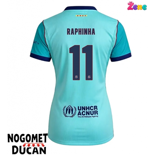 Barcelona Raphinha Belloli #11 Rezervni Dres Ženska 2026-27 Kratak Rukav Barcelona Raphinha Belloli #11 Rezervni Dres Ženska 2026-27 Kratak Rukav