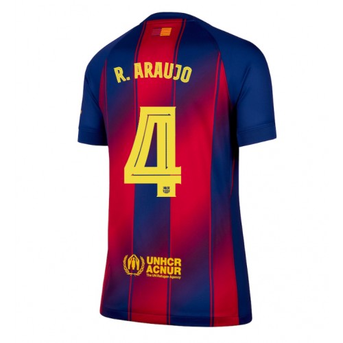 Barcelona Ronald Araujo #4 Domaci Dres Ženska 2025-26 Kratak Rukav Barcelona Ronald Araujo #4 Domaci Dres Ženska 2025-26 Kratak Rukav