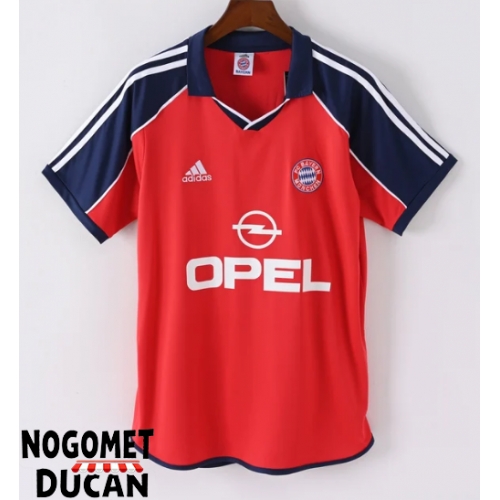 Bayern Munich 2000-2001 Retro Domaci Dres Kratak Rukav Bayern Munich 2000-2001 Retro Domaci Dres Kratak Rukav