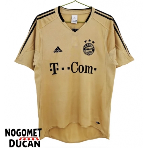 Bayern Munich 2004-2005 Retro Gostujuci Dres Kratak Rukav Bayern Munich 2004-2005 Retro Gostujuci Dres Kratak Rukav